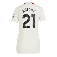 Dámy Fotbalový dres Manchester United Antony #21 2023-24 Třetí Krátký Rukáv